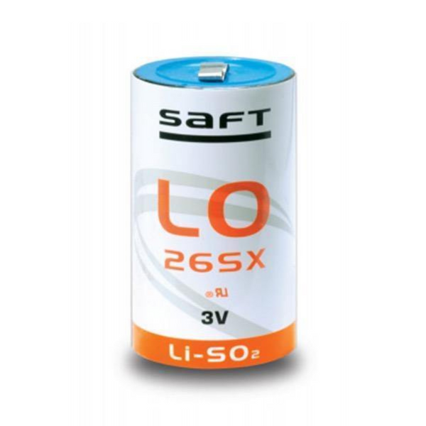 Saft LO26SX Lithium Battery D 7.75 Ah 2.8 V Li-SO2 Cylindrical Cell