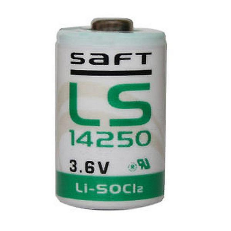 Saft LS14250 Lithium Battery 1/2 AA 1.2 Ah 3.6 V Li-SOCl2 Cylindrical Cell