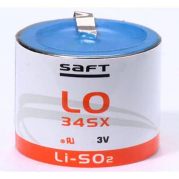 Saft LO34SX STS Lithium Battery 1/3 C 1.0 Ah 2.8 V Li-SOCl2 Cylindrical Cell