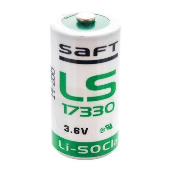 Saft LS17330 Lithium Battery 2/3 A 2.1 Ah 3.6 V Li-SOCl2 Cylindrical Cell