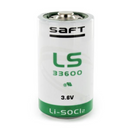 LS33600 Saft LS33600 Lithium Battery D 17.0 Ah 3.6 V Li-SOCl2 Cylindrical Cell