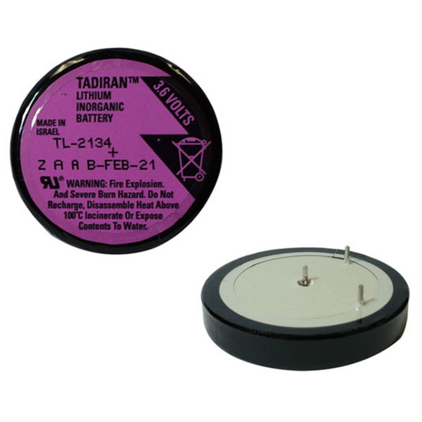 Tadiran TL-2134 Lithium Battery 1/10D 1 Ah 3.6V Xtra Wafer Cell