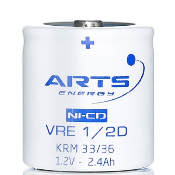 Arts Energy VRE 1/2 D 2400mAh 1.2v Cylindrical Cell