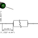 TL-5101 P Tadiran TL-5101 MBU Series Lithium Battery 1/2 AA .95 Ah 3.6V